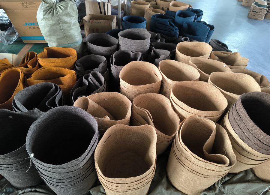 Straw hats in workshop production